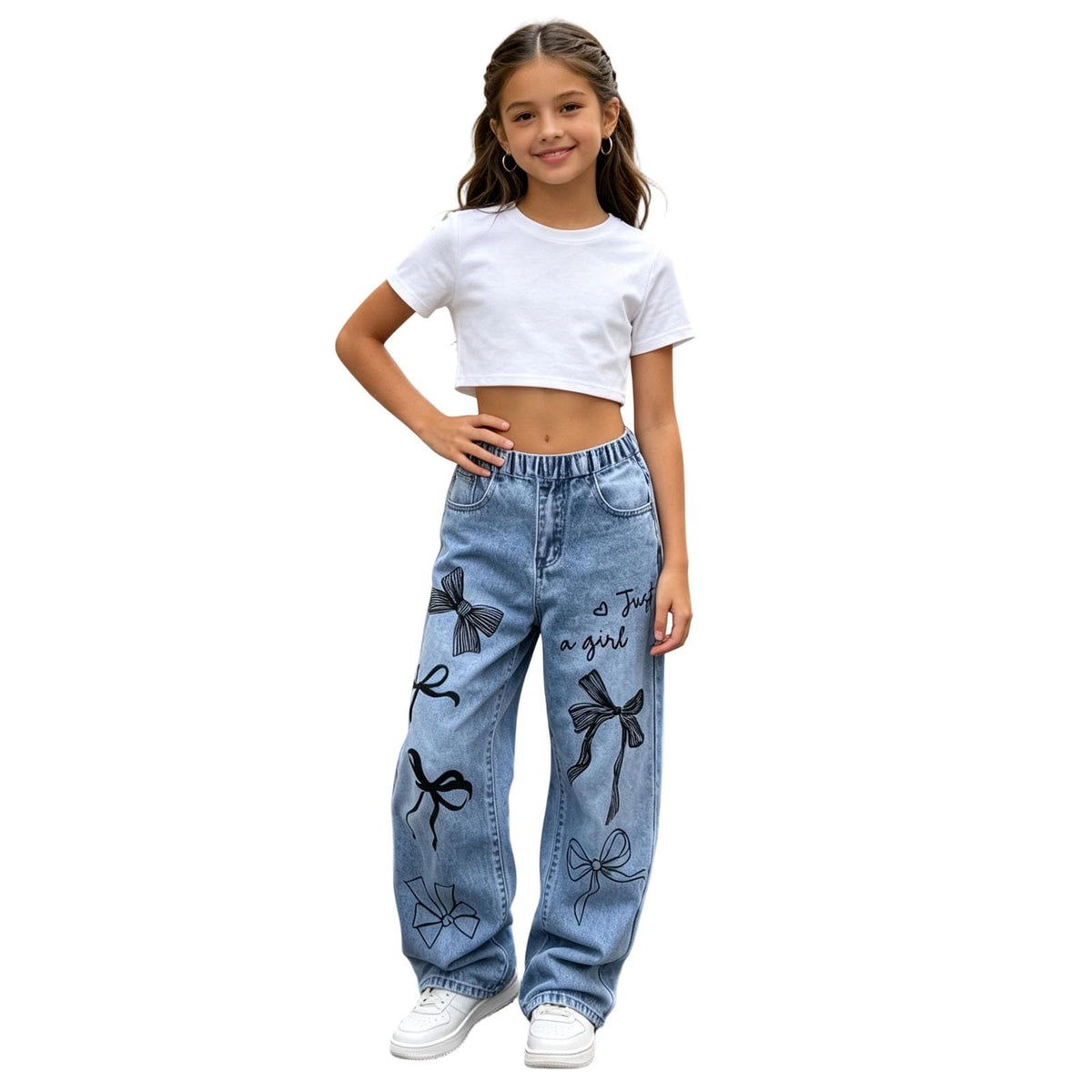 Baggy Jeans For Girls Cute Teen Girls Clothes Fashion Wide Leg Denim Pants