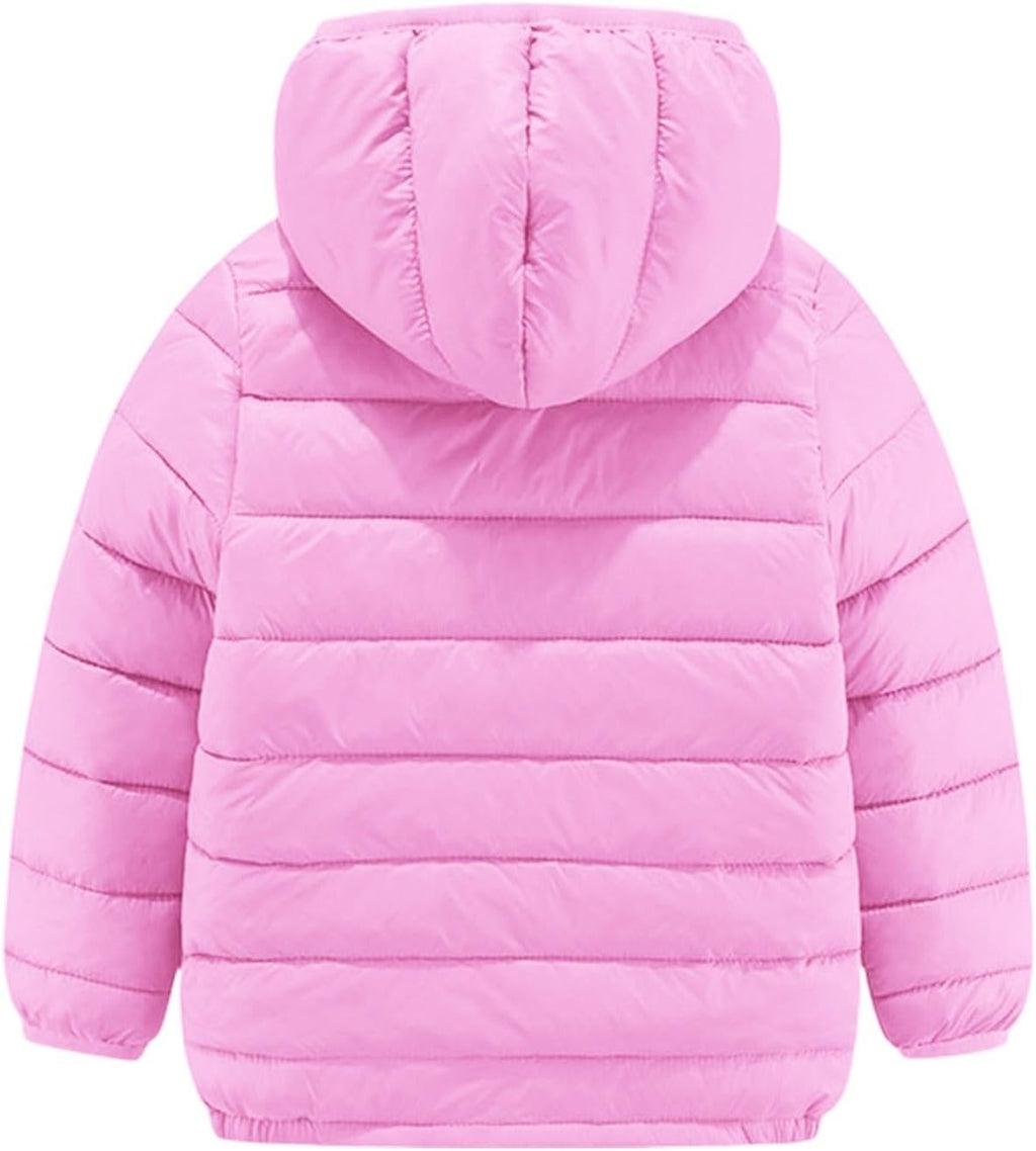 Kids Winter Coat Toddler Girls Puffer Jacket Baby Warm Coats Boys Packable Outerwear for School And Outdoor Activities