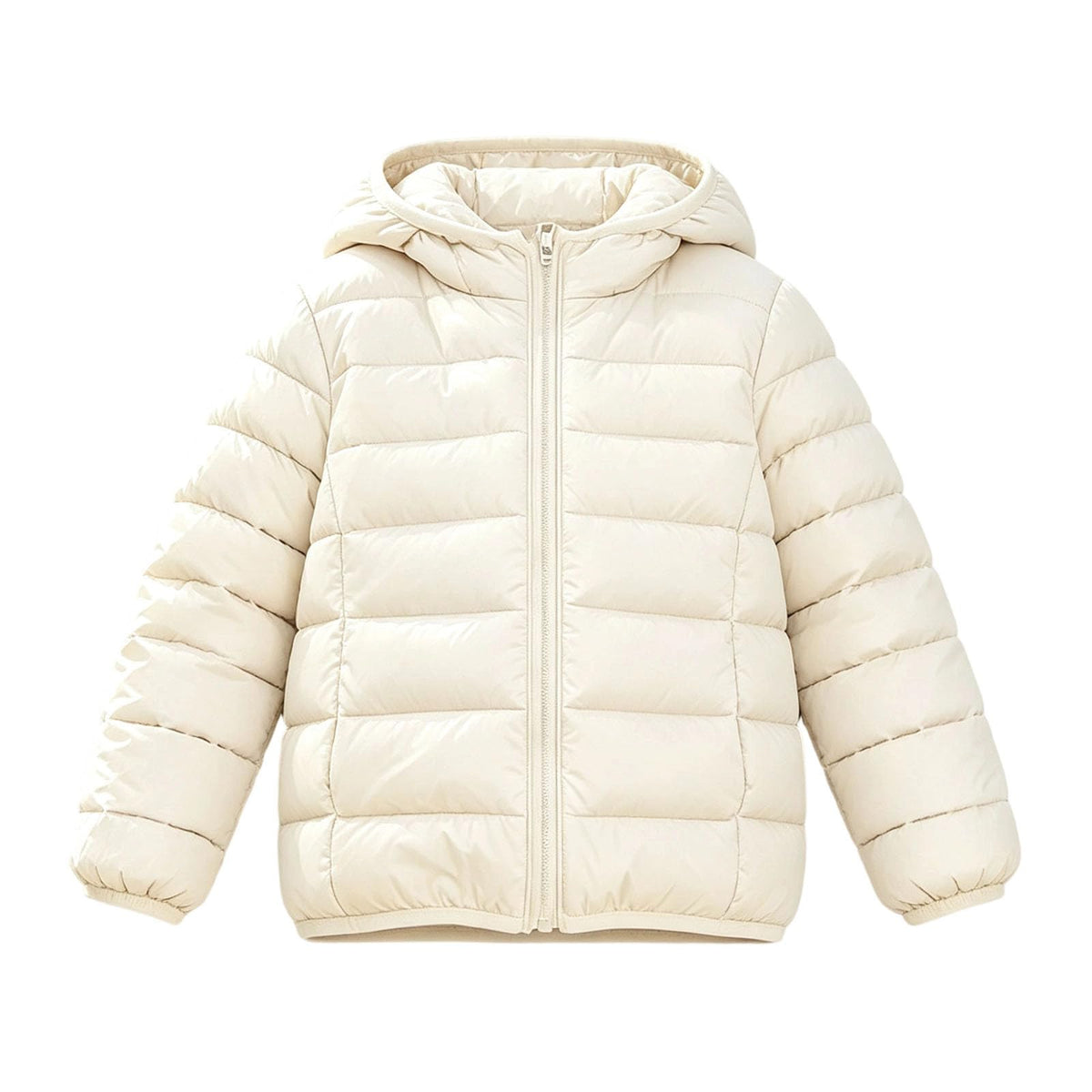 Girls Puffer Jacket Hooded Lightweight Coat Kids Winter Outerwear