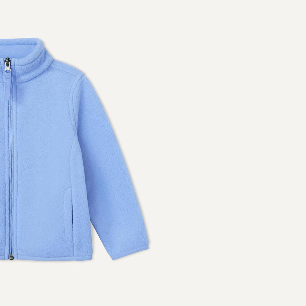 Amazon Essentials Unisex Kids' Polar Fleece Full-Zip Mock Jacket