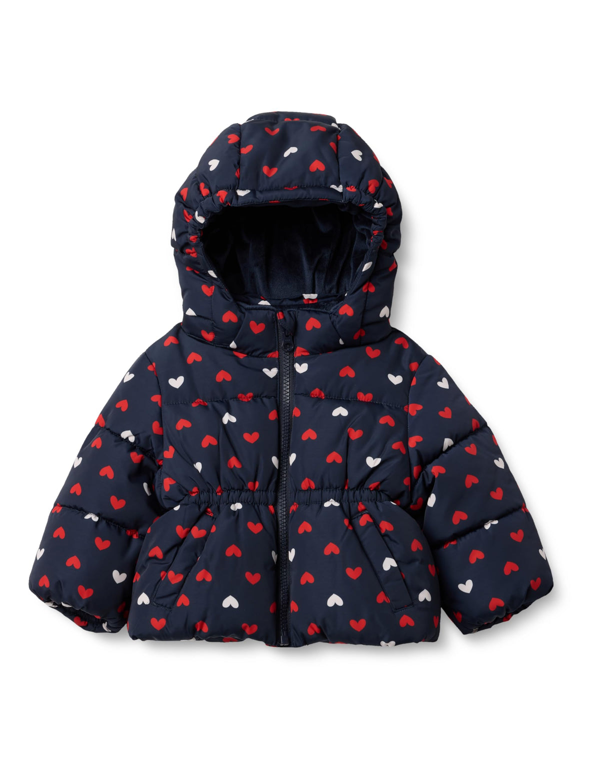 Amazon Essentials x Sofia Grainge Babies, Todders and Girls' Water-Repellent Hooded Puffer Jacket