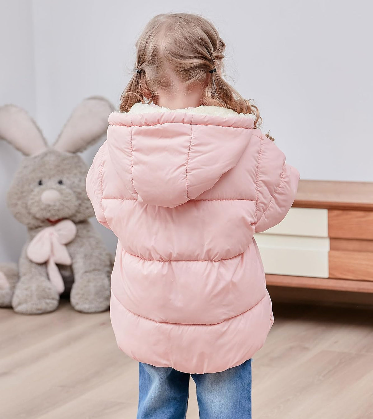 TUONROAD 1-7T Baby Girl Winter Coats Toddler Puffer Down Alternative Jacket