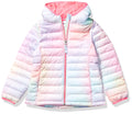 Amazon Essentials Girls and Toddlers' Lightweight Water-Resistant Packable Hooded Puffer Jacket