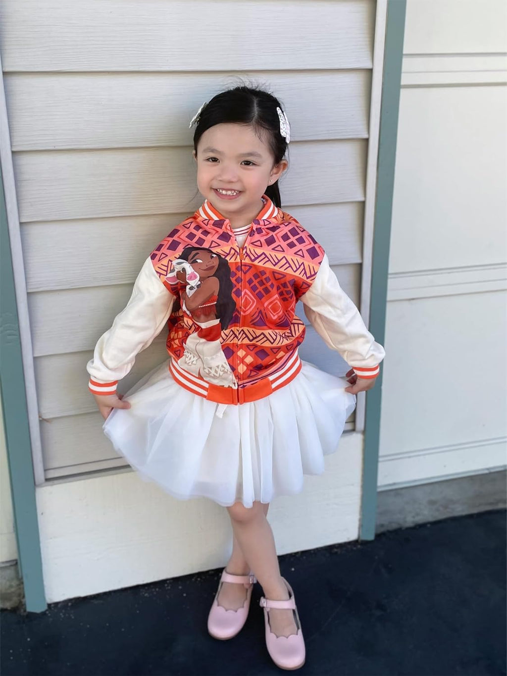 Disney Varsity Bomber Jacket for Kids 2-14Y, Cute Outerwear, Character Coat