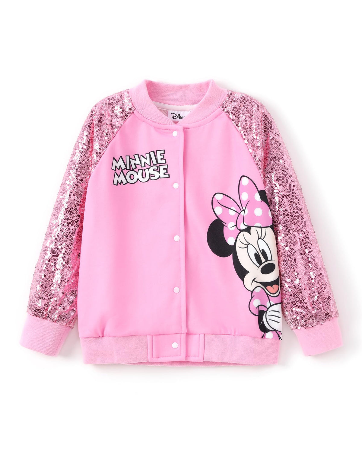 Disney Varsity Bomber Jacket for Kids 2-14Y, Cute Outerwear, Character Coat