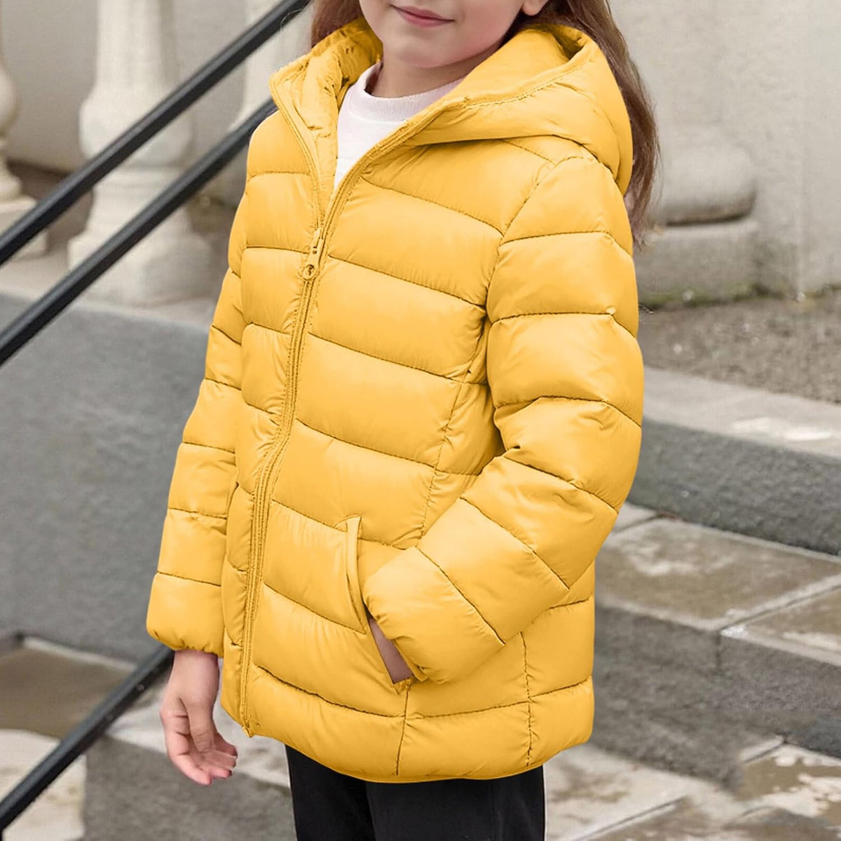 Girls Boys Winter Coat Puffer Jacket Hooded Warm Winter Coats