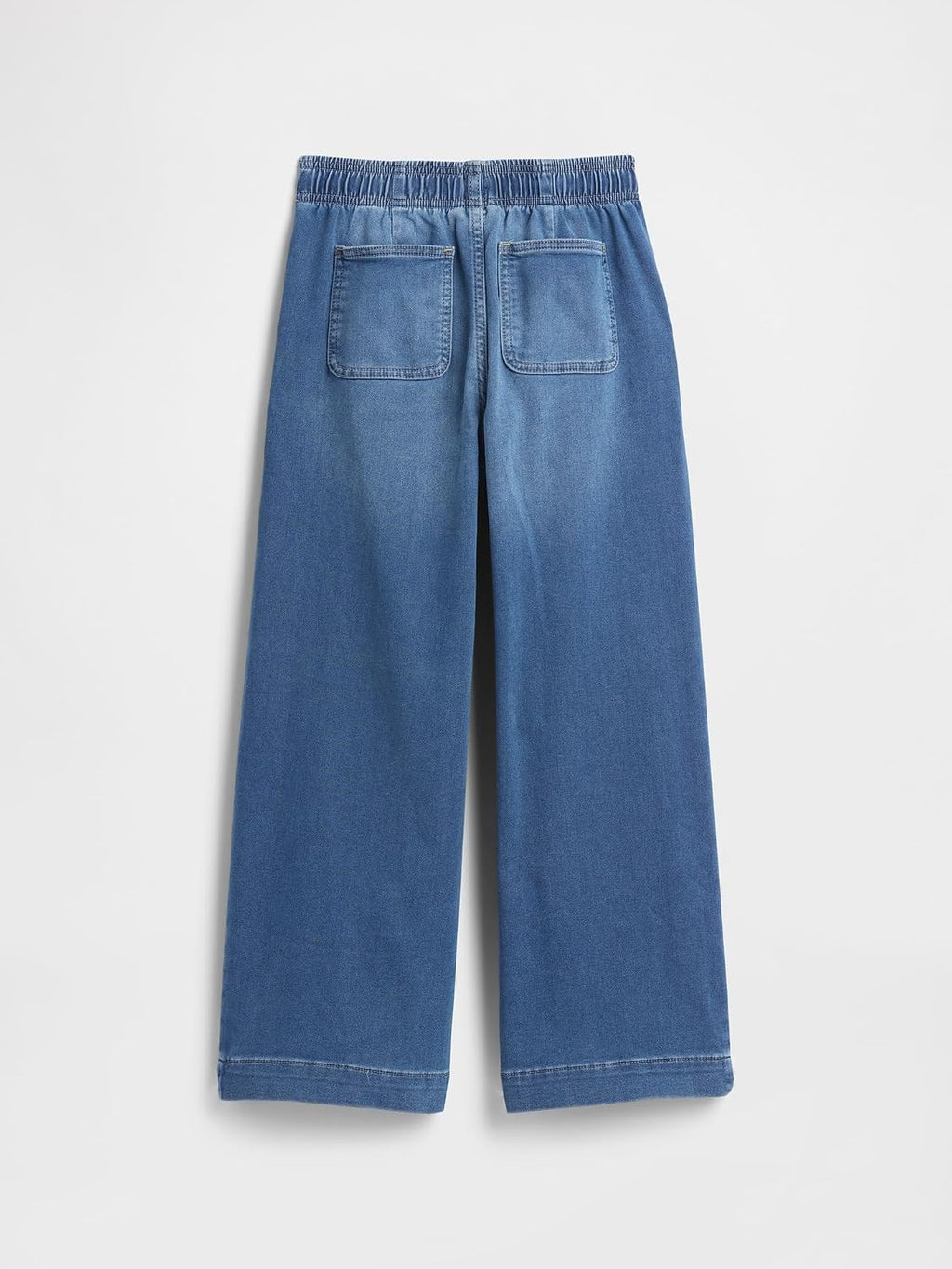 GAP Girls' Pull-on Wide Leg Denim