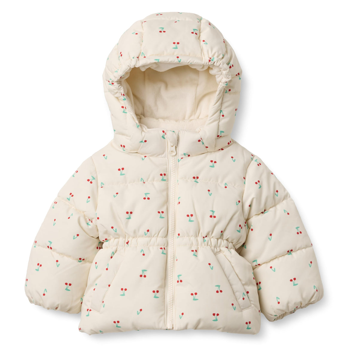 Amazon Essentials x Sofia Grainge Babies, Todders and Girls' Water-Repellent Hooded Puffer Jacket