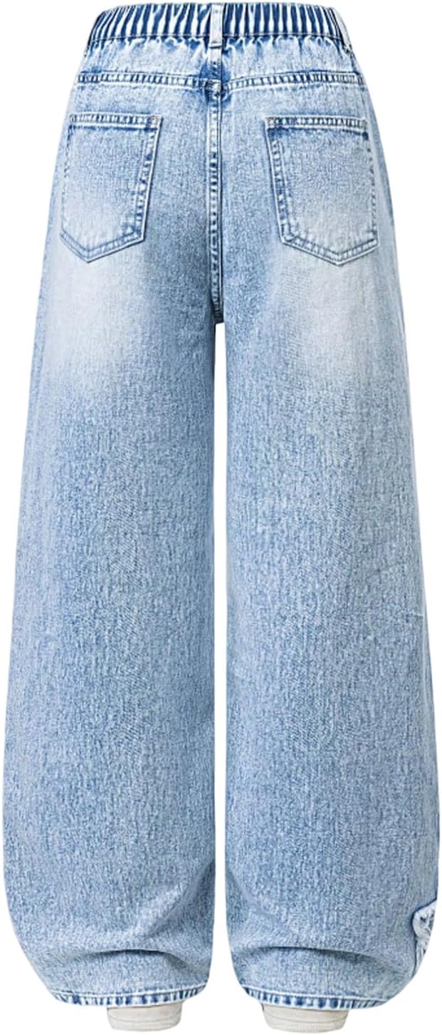 Baggy Jeans For Girls Cute Teen Girls Clothes Fashion Wide Leg Denim Pants