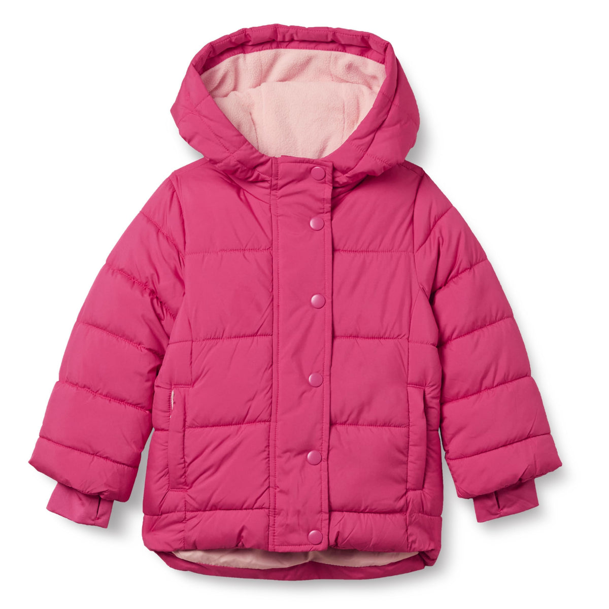 Amazon Essentials Girls and Toddlers' Heavyweight Hooded Puffer Coat, Water-Resistant