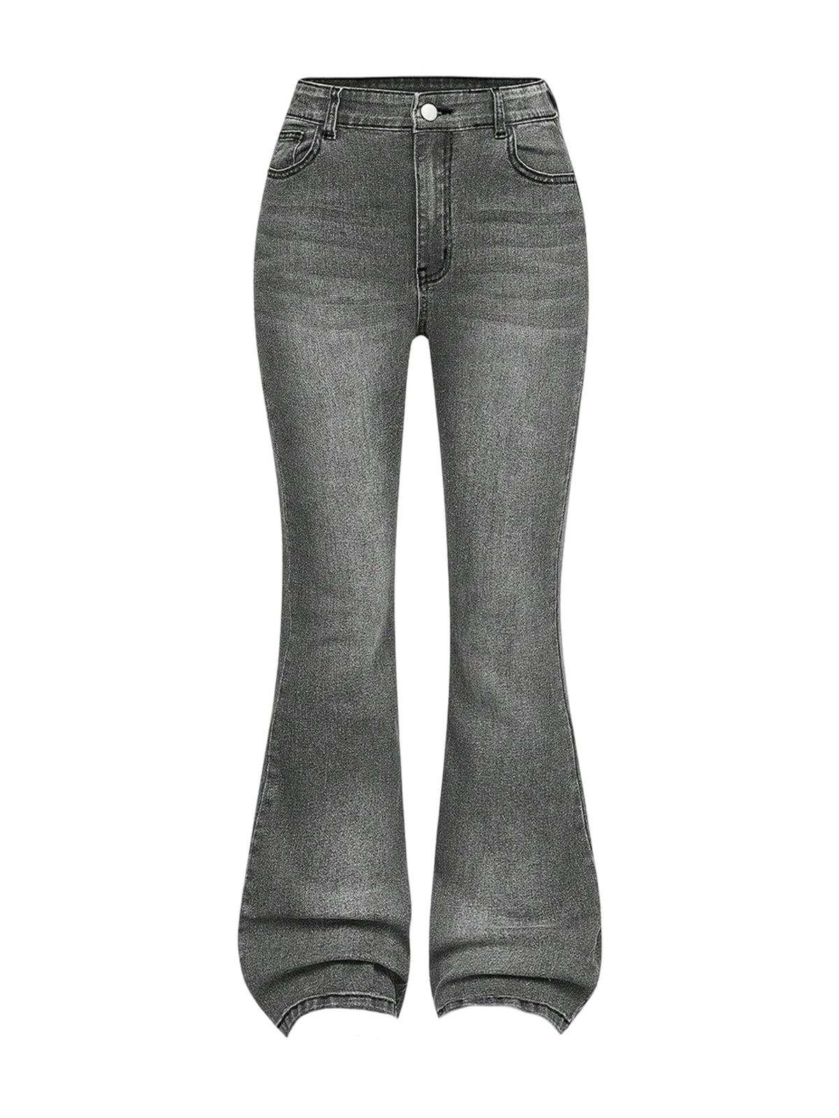 GORGLITTER Girl's Flare Jeans High Waisted Bell Bottom Denim Pants