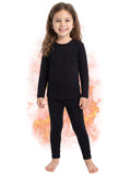 Toddler Fleece Lined Thermal Underwear Set Base Layer Long Johns for Kid ﻿