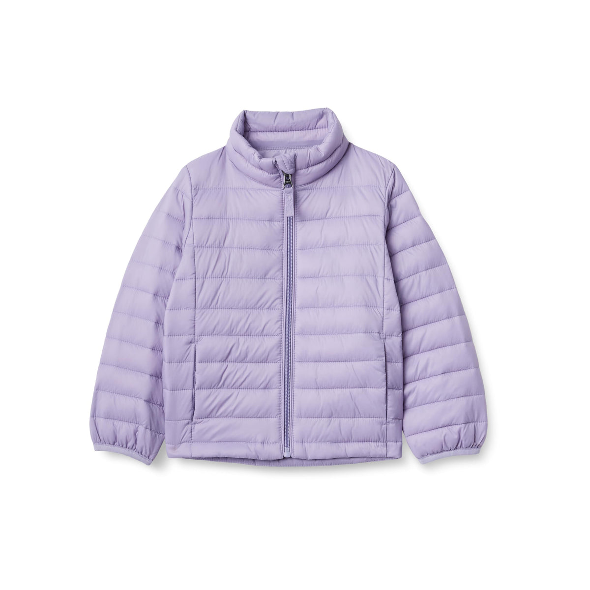 Amazon Essentials Girls and Toddlers' Light-Weight Water-Resistant Packable Mock Puffer Jackets