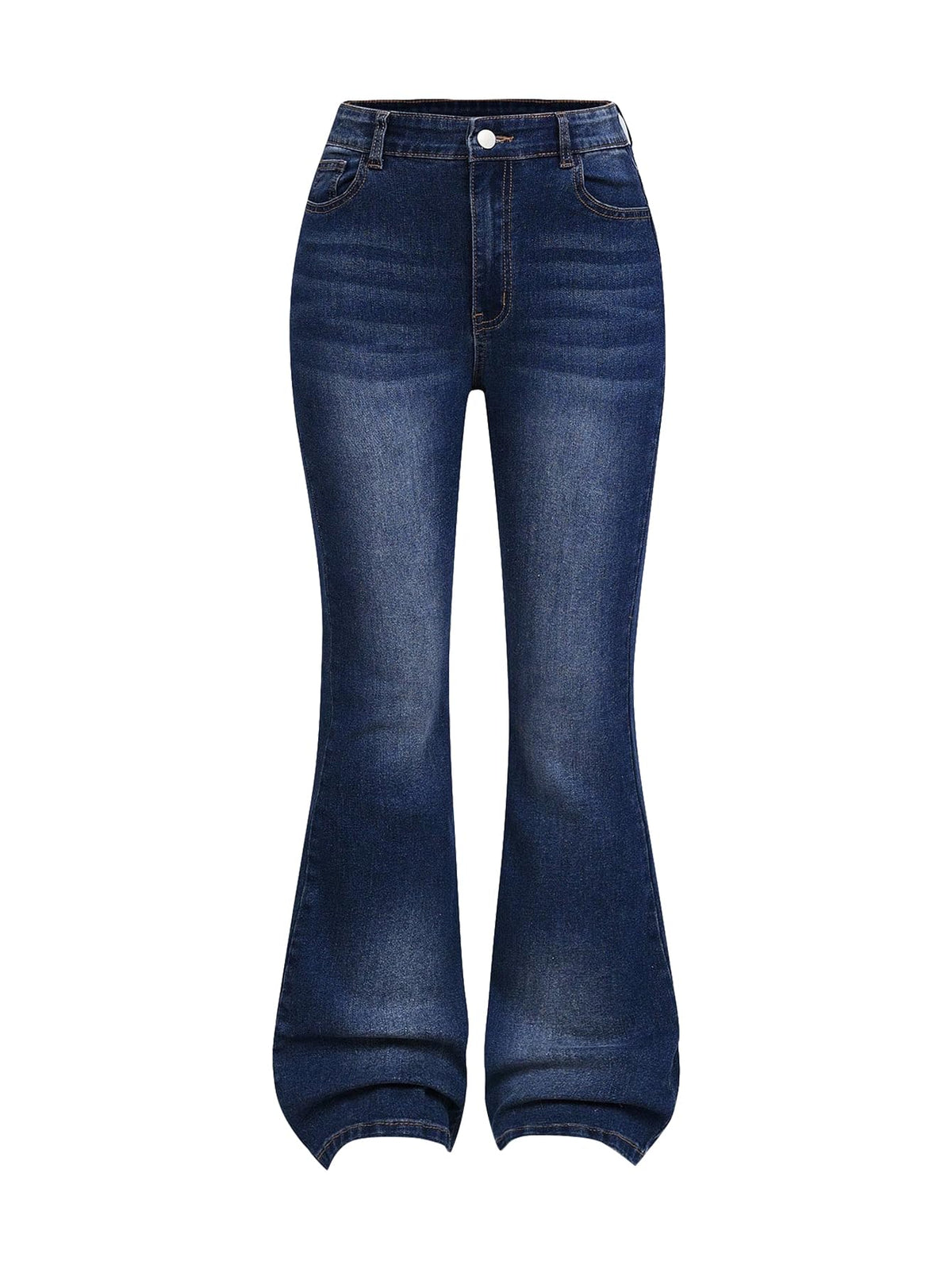 GORGLITTER Girl's Flare Jeans High Waisted Bell Bottom Denim Pants
