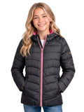 KENSIE GIRL Girls Puffer Jacket - Packable, Lightweight Winter Hooded Coat