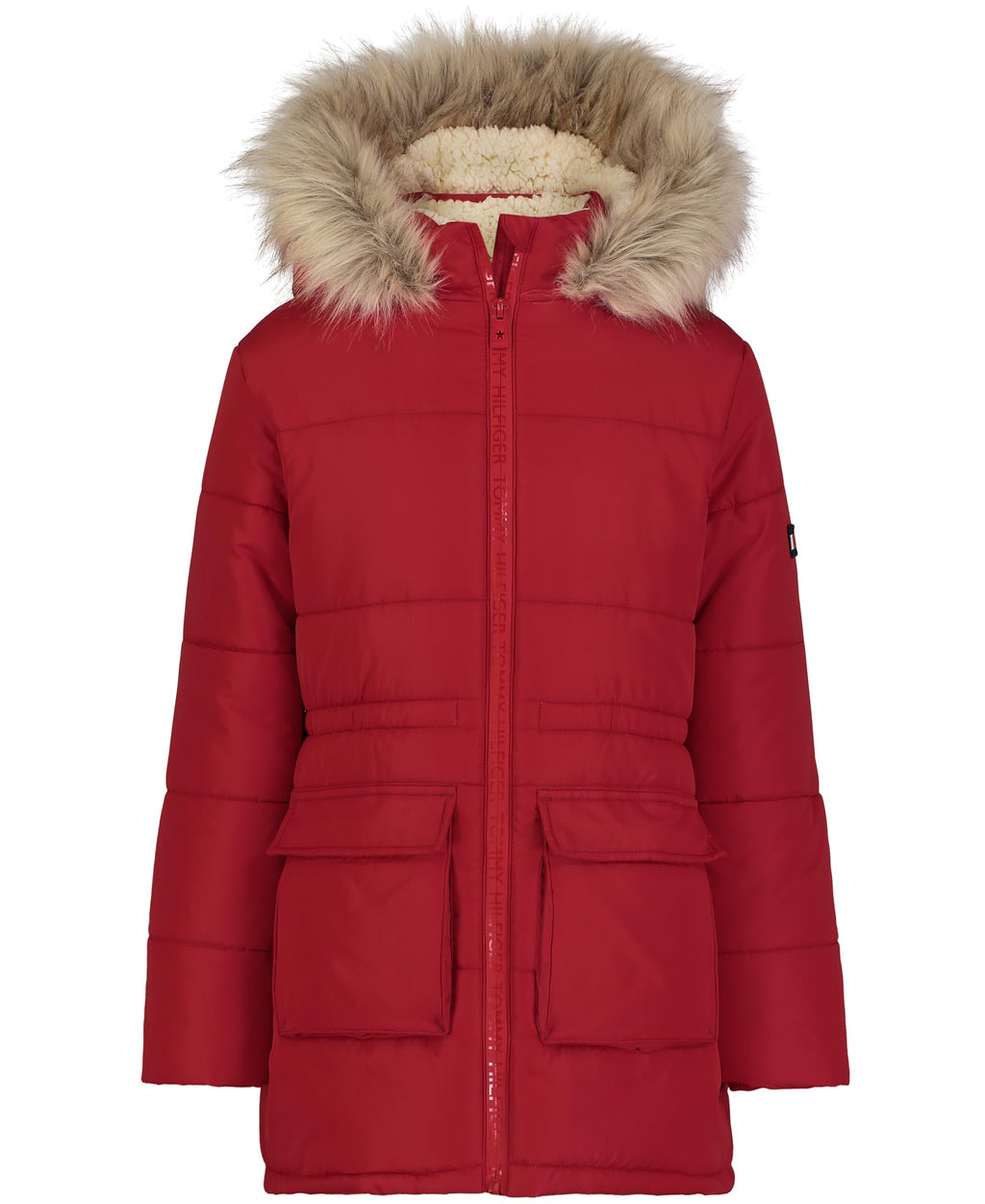 Tommy Hilfiger Girls' Long Length Heavyweight Puffer Jacket