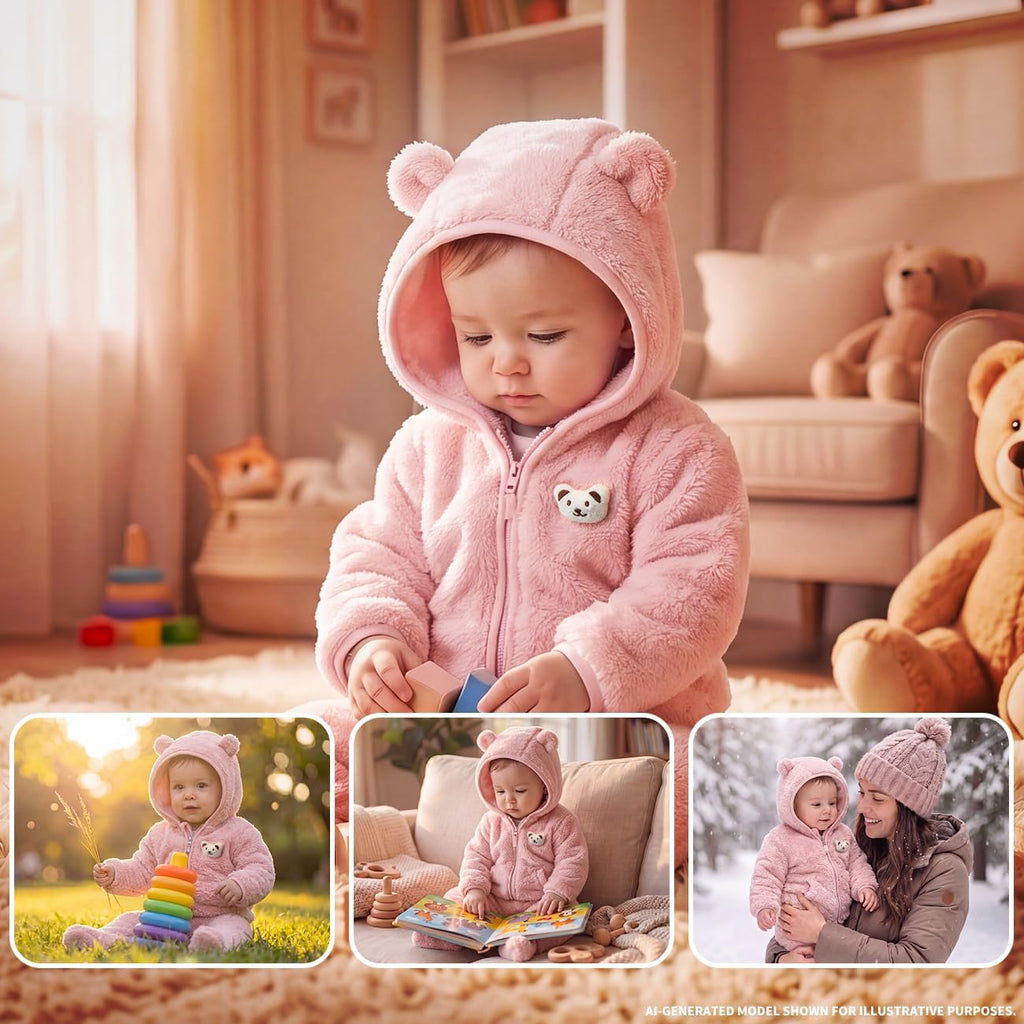 Baby Boy Fleece Jacket Girl Winer Clothes Coat For Toddler Sweater