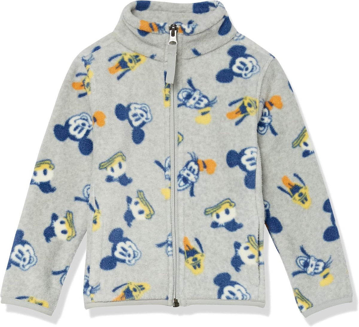 Amazon Essentials Disney | Marvel | Star Wars | Princess Girls and Toddlers' Polar Fleece Full-Zip Mock Jackets