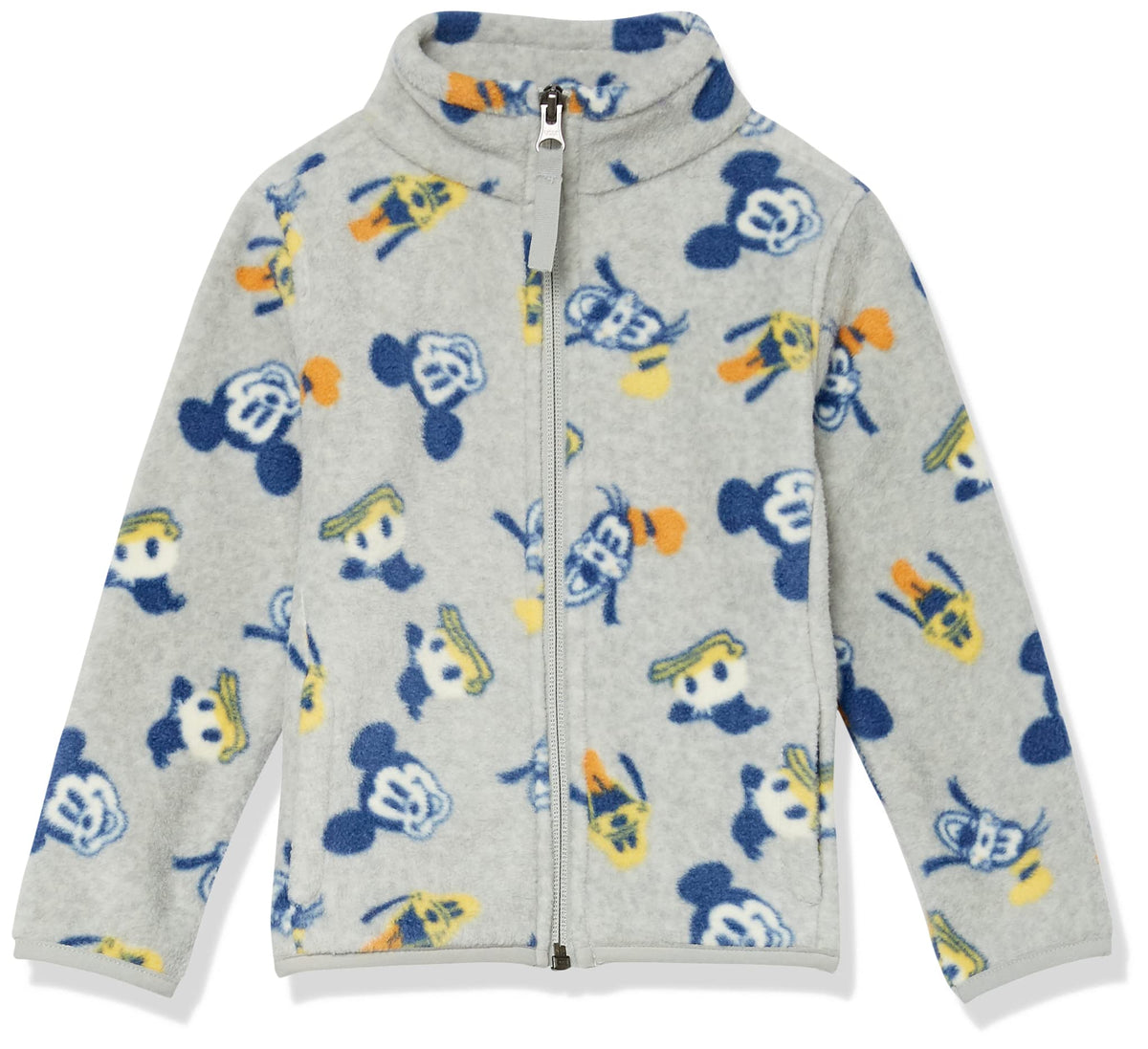 Amazon Essentials Disney | Marvel | Star Wars | Princess Girls and Toddlers' Polar Fleece Full-Zip Mock Jackets