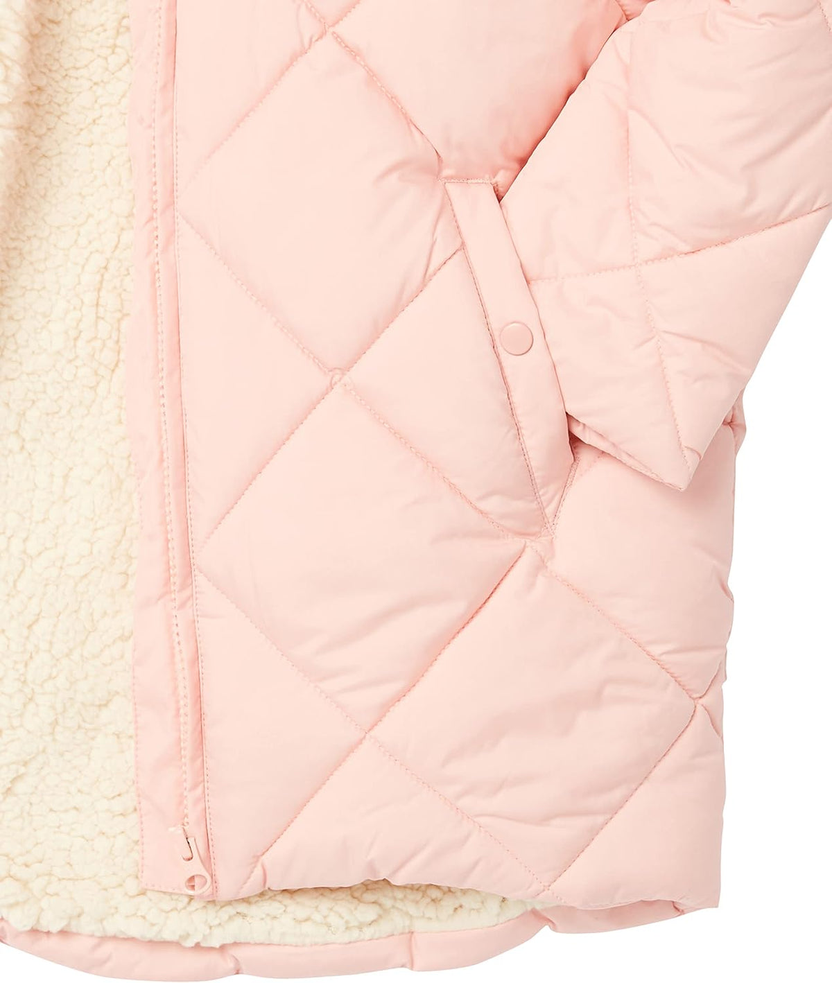 Amazon Essentials Girls and Toddlers' Long Quilted Cocoon Puffer Coat