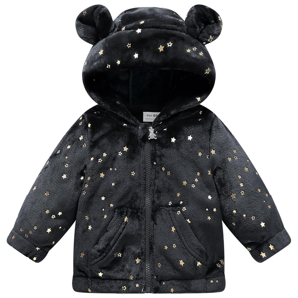 Baby Girl Winter Fleece Coat Toddler Boy Warm Jacket Infant Sweater Outwear