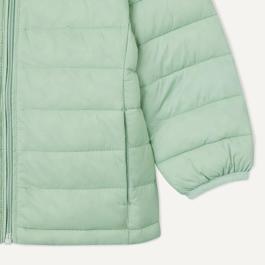 Amazon Essentials Boys and Toddlers' Lightweight Water-Resistant Packable Hooded Insulated Puffer Jacket