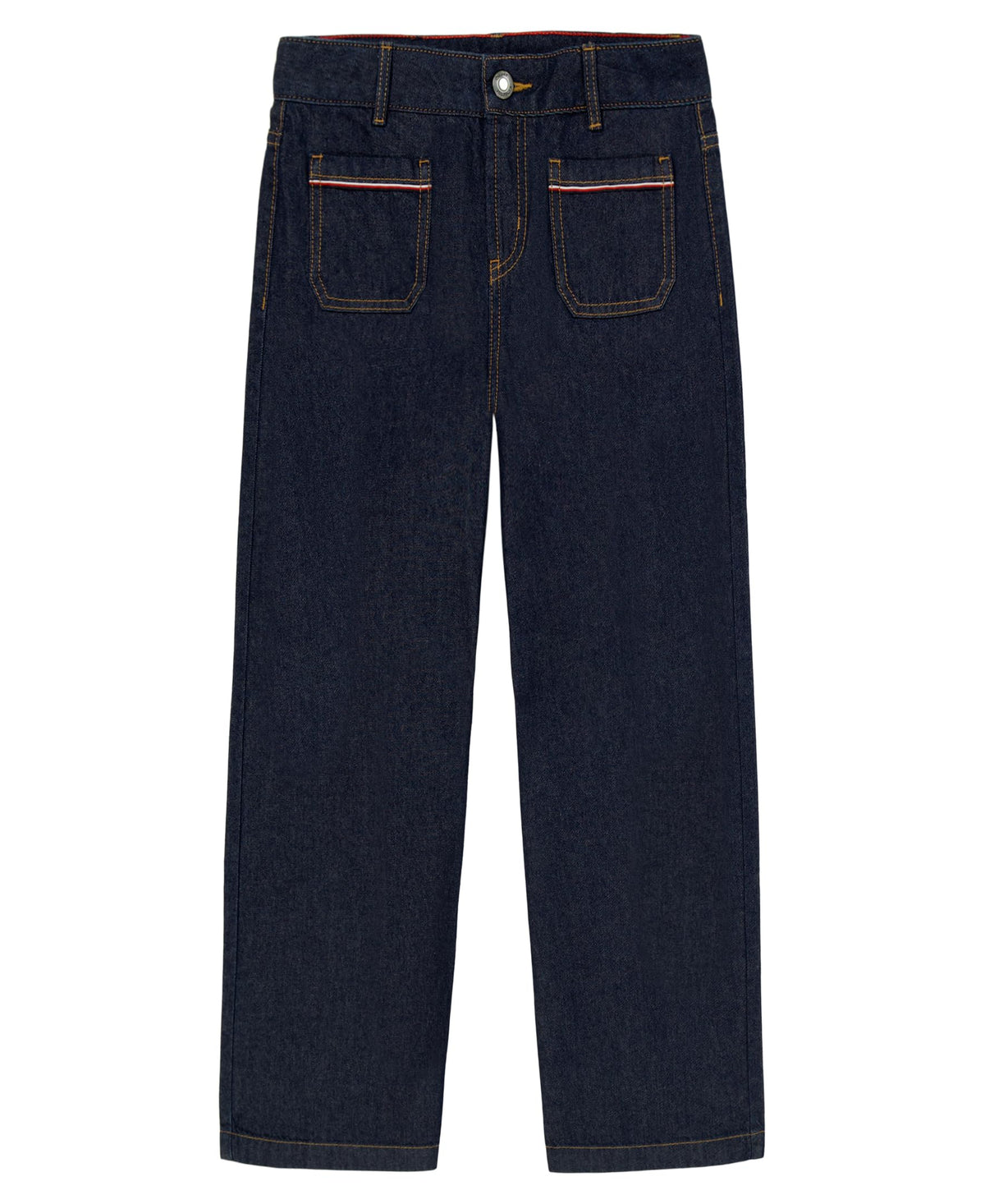 Tommy Hilfiger Girls' Wide Leg 5-Pocket Denim Jean