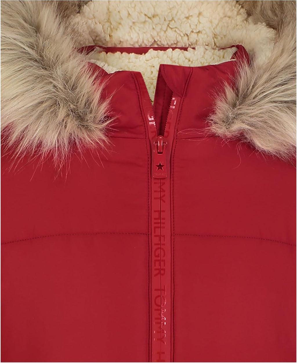 Tommy Hilfiger Girls' Long Length Heavyweight Puffer Jacket