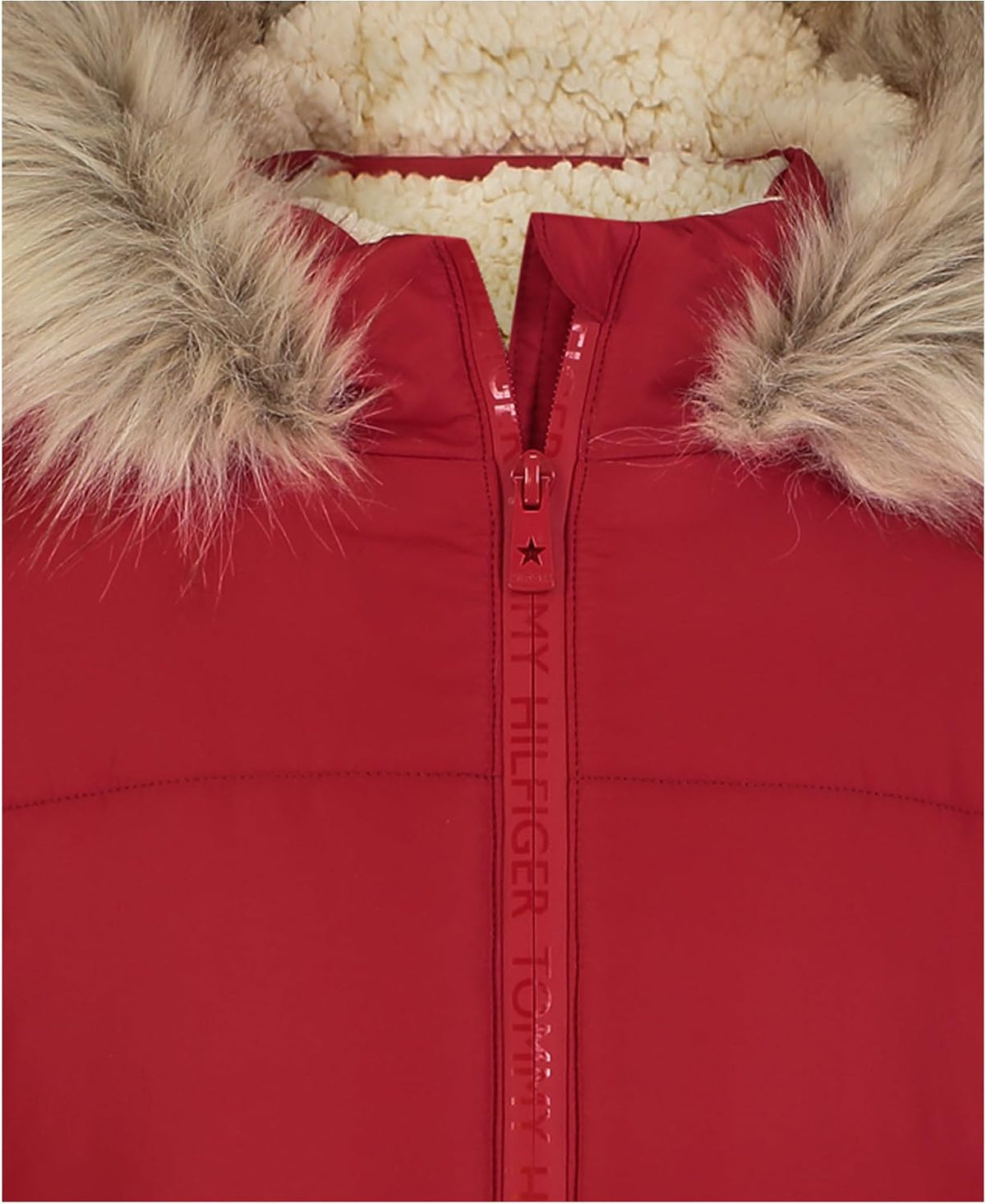 Tommy Hilfiger Girls' Long Length Heavyweight Puffer Jacket