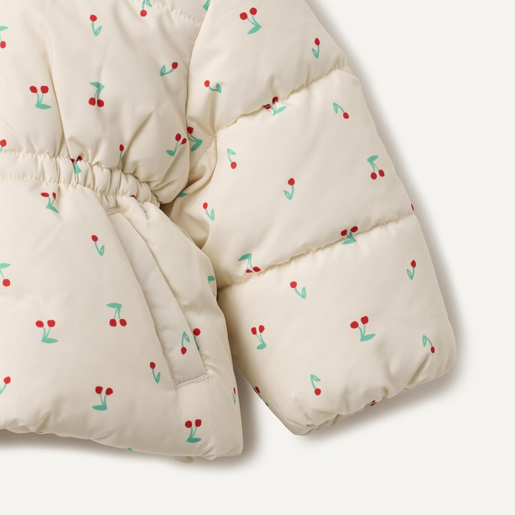 Amazon Essentials x Sofia Grainge Babies, Todders and Girls' Water-Repellent Hooded Puffer Jacket