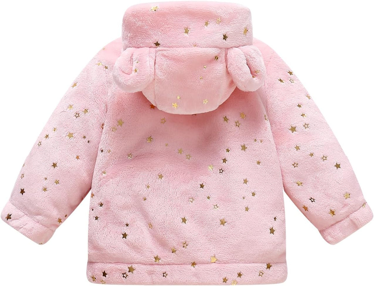 Baby Girl Winter Fleece Coat Toddler Boy Warm Jacket Infant Sweater Outwear