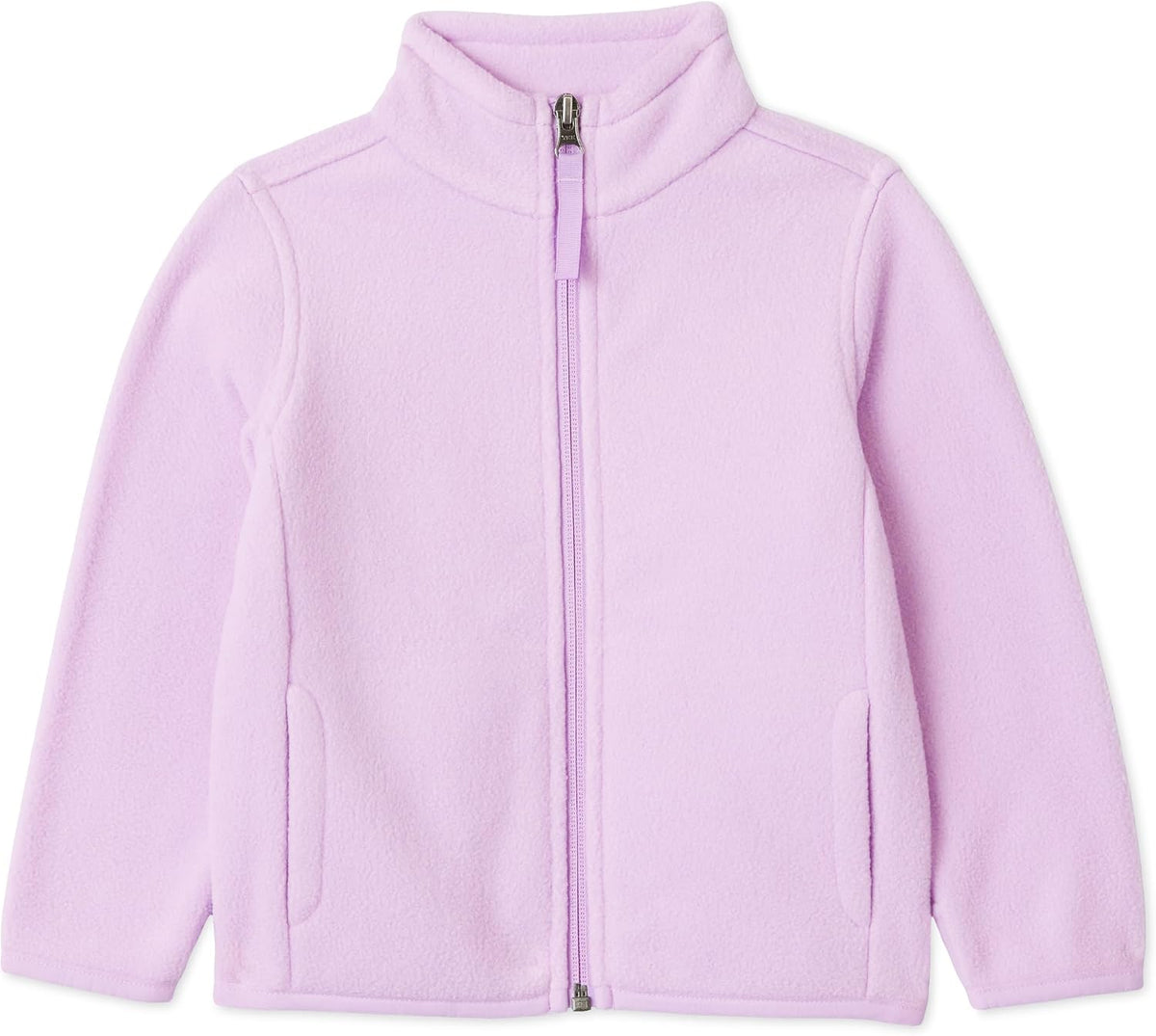 Amazon Essentials Unisex Kids' Polar Fleece Full-Zip Mock Jacket