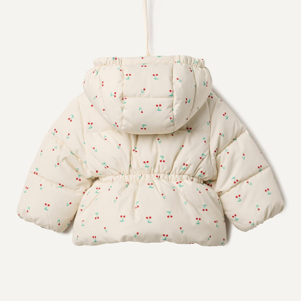 Amazon Essentials x Sofia Grainge Babies, Todders and Girls' Water-Repellent Hooded Puffer Jacket