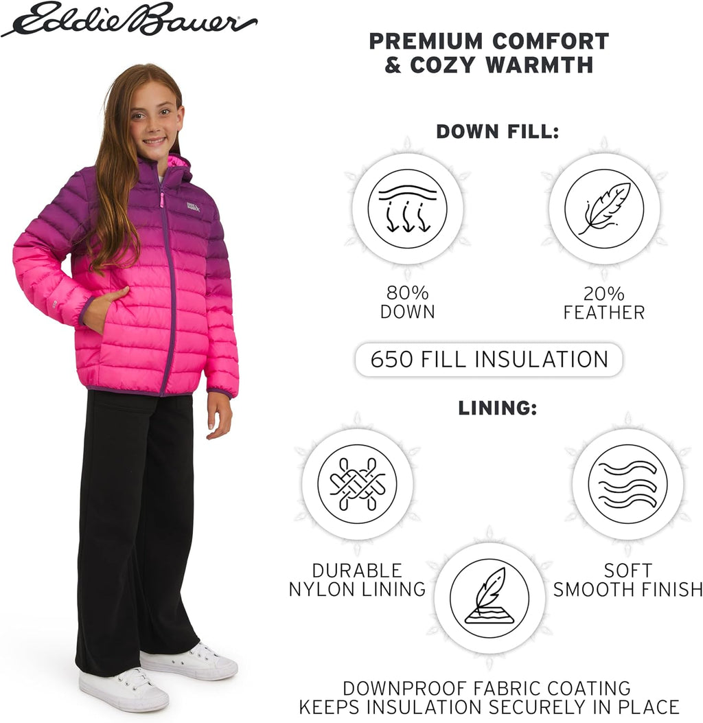 Eddie Bauer Boys' CirrusLite Lightweight Down Puffer Jacket
