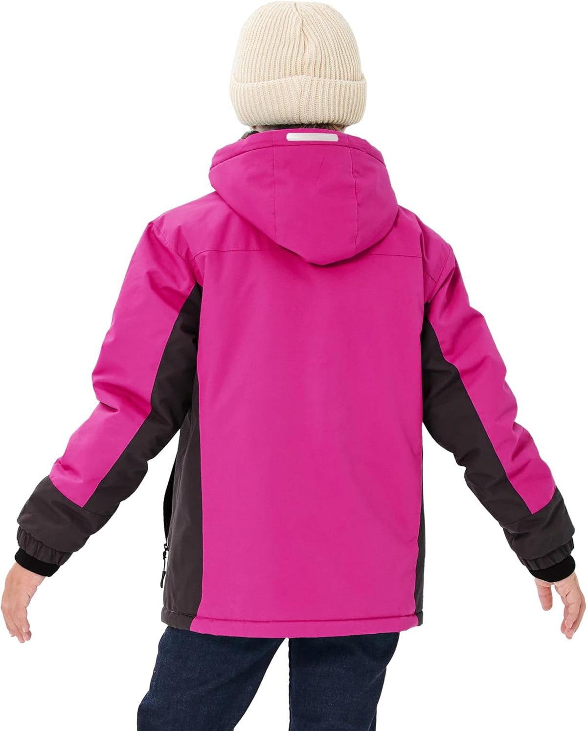 MoFiz Girl's Ski Jacket Winter Snow Coat Kids Fleece Warm Snowboard Jacket