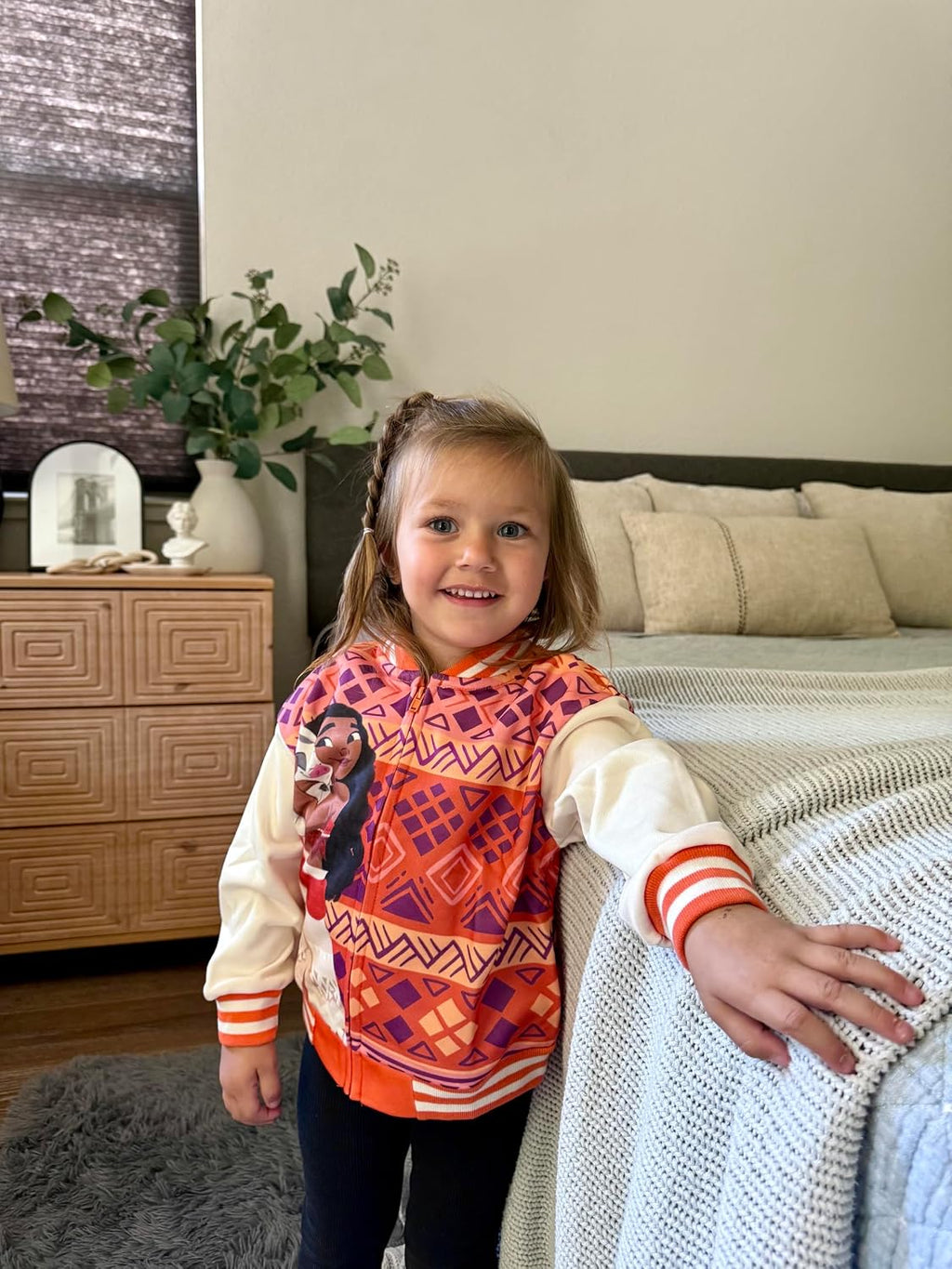 Disney Varsity Bomber Jacket for Kids 2-14Y, Cute Outerwear, Character Coat