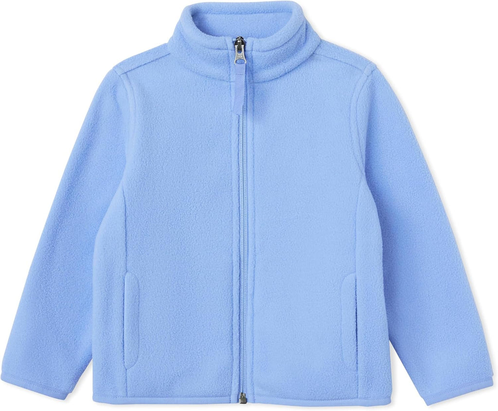 Amazon Essentials Unisex Kids' Polar Fleece Full-Zip Mock Jacket