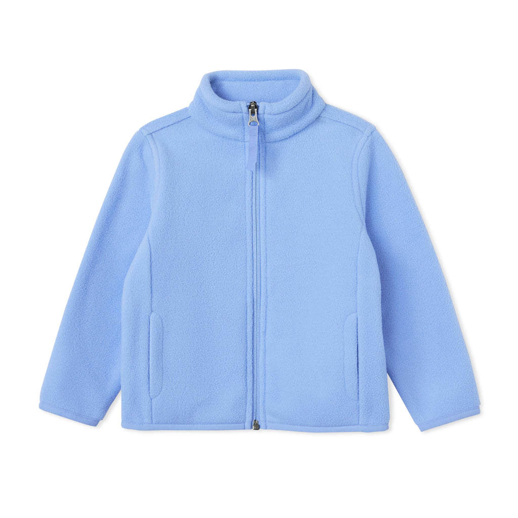 Amazon Essentials Unisex Kids' Polar Fleece Full-Zip Mock Jacket