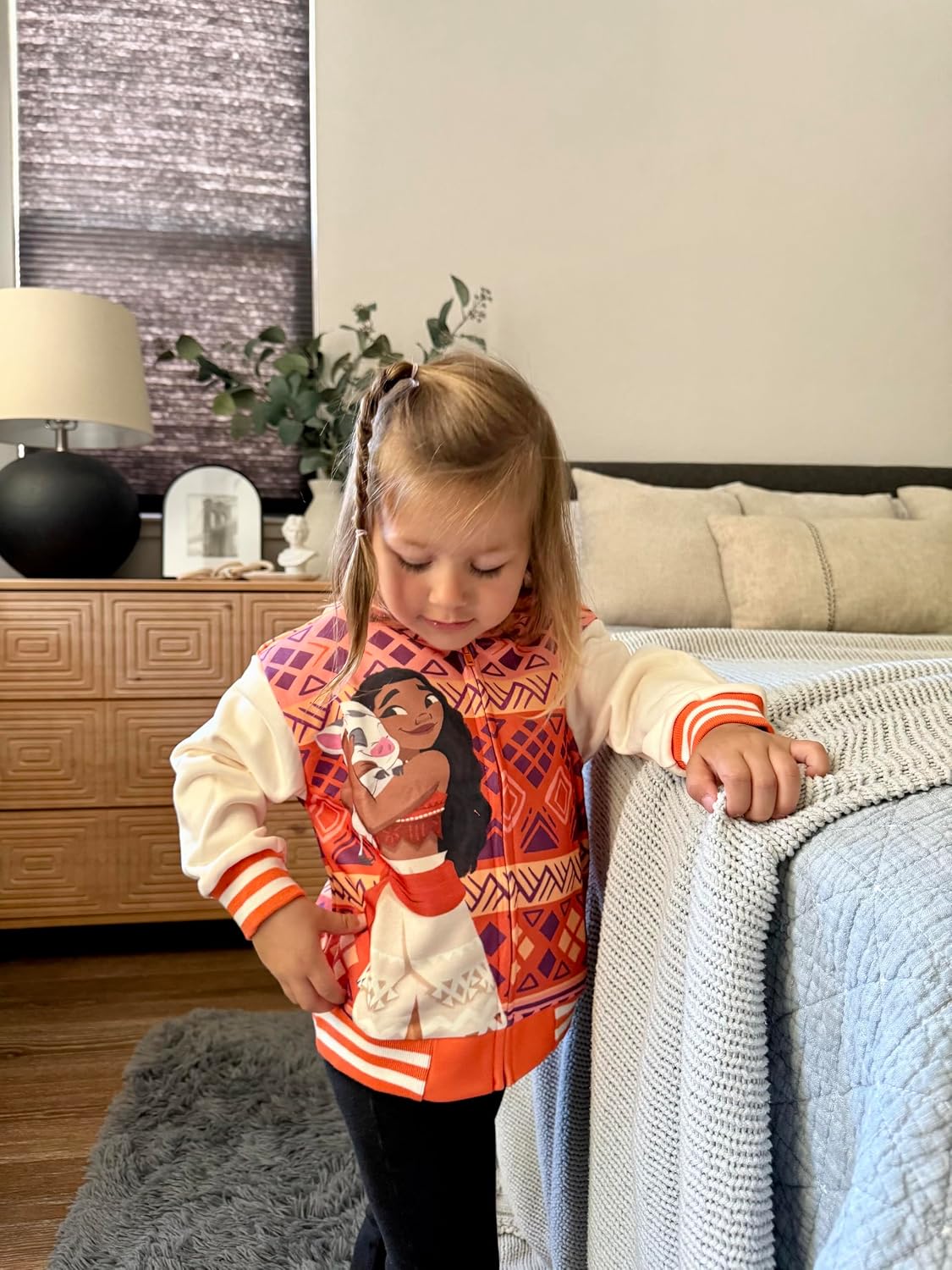 Disney Varsity Bomber Jacket for Kids 2-14Y, Cute Outerwear, Character Coat