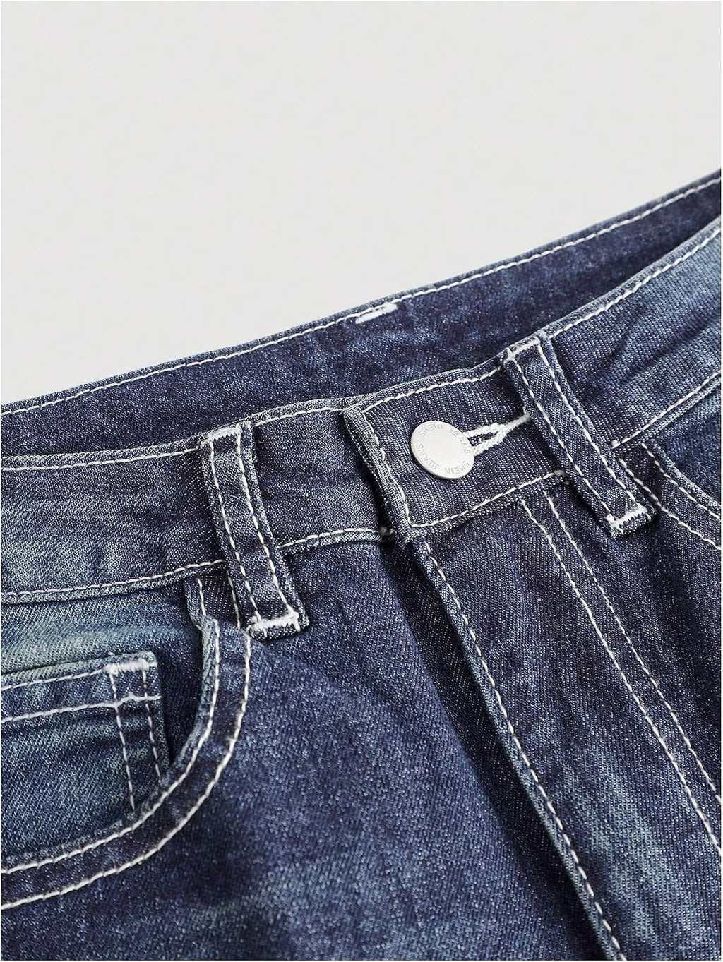 SweatyRocks Girl's Y2K Flare Jeans Rhinestone Butterfly Denim Trousers