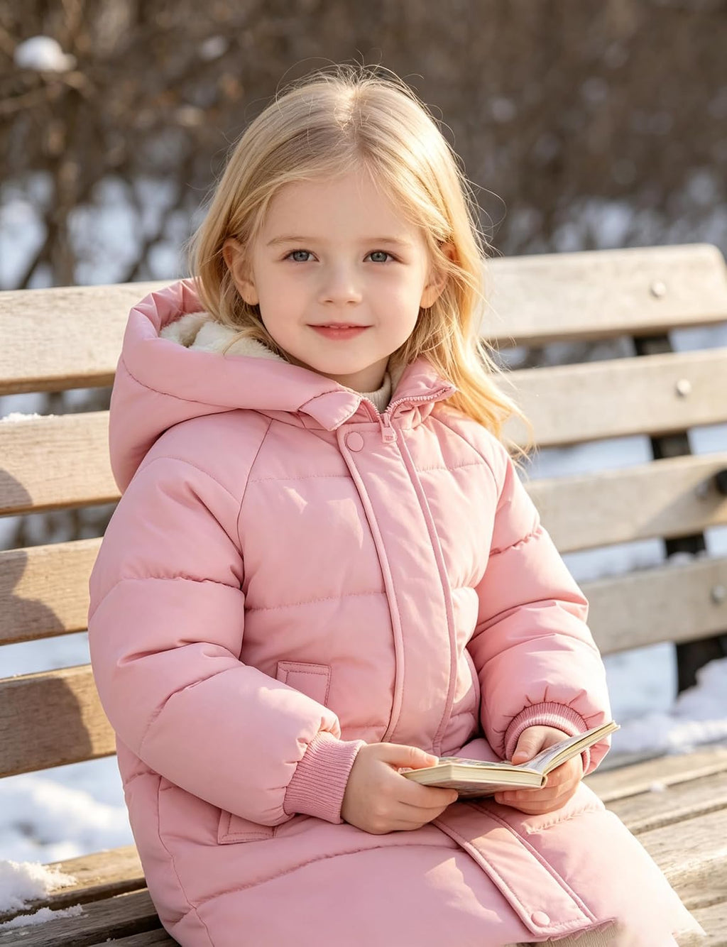 ALISISTER Toddler Boys Girls Winter Coat Warm Fleece Jacket for Kids 1-6T