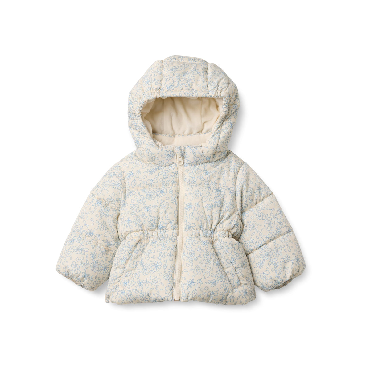 Amazon Essentials x Sofia Grainge Babies, Todders and Girls' Water-Repellent Hooded Puffer Jacket
