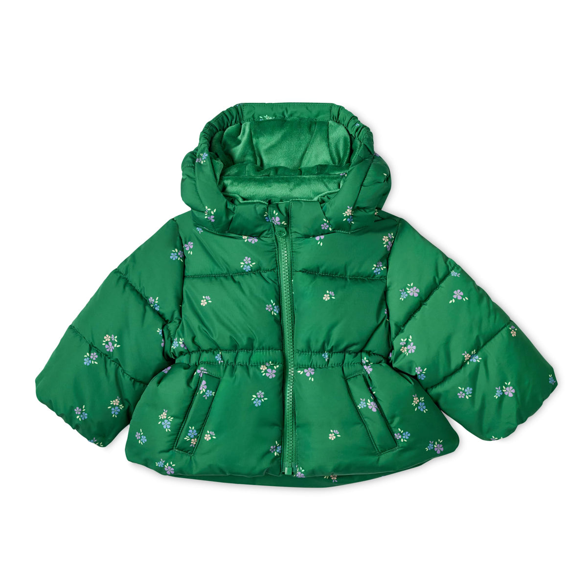 Amazon Essentials x Sofia Grainge Babies, Todders and Girls' Water-Repellent Hooded Puffer Jacket