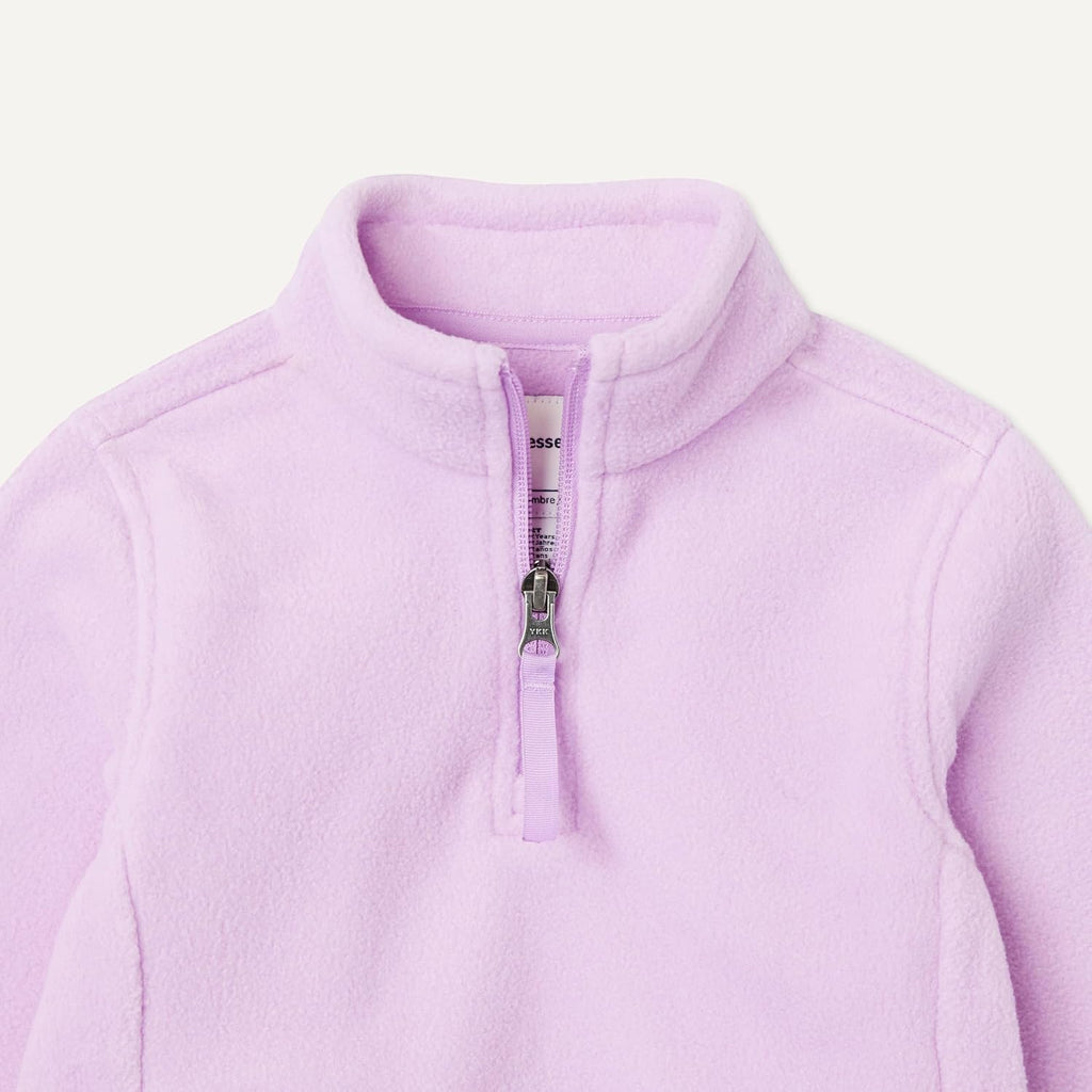 Amazon Essentials Girls' Polar Fleece Quarter-Zip Mock Jackets