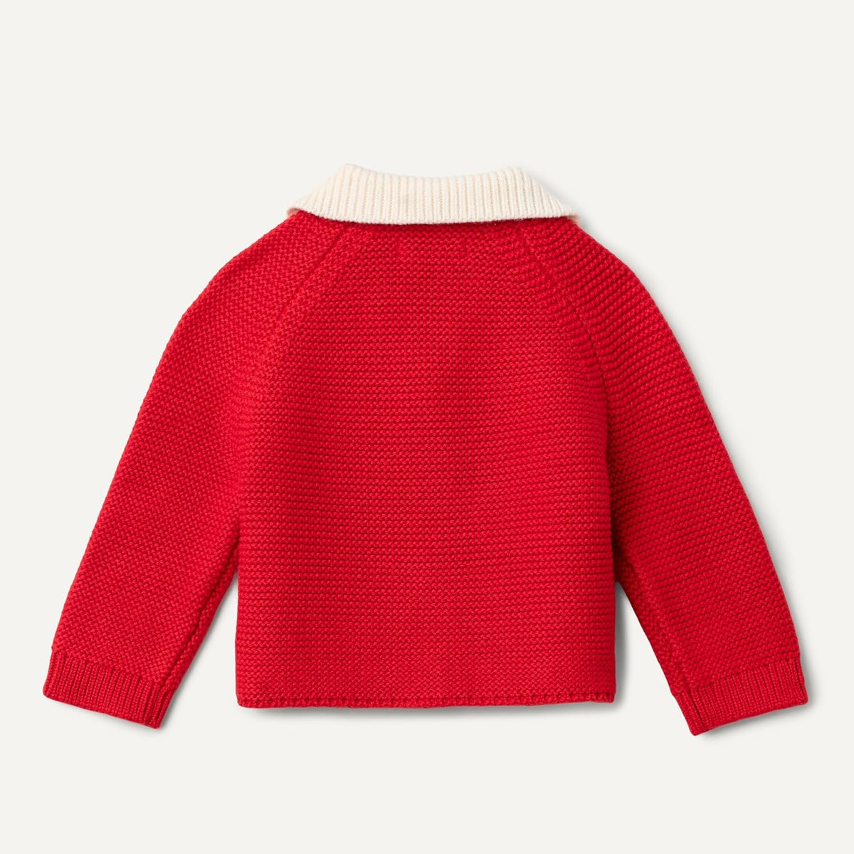 Amazon Essentials x Sofia Grainge Unisex Toddlers and Babies' Peter Pan Collar Sweater Jacket, Soft Cotton Knit with Stretch