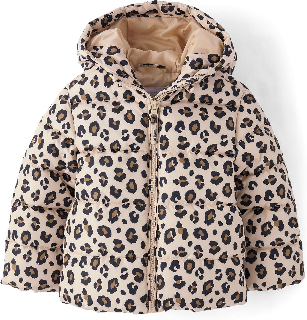 The Children's Place Baby Girls' And Toddler Girls' Medium Weight Wind-resistant, Water-resistant Puffer Jacket
