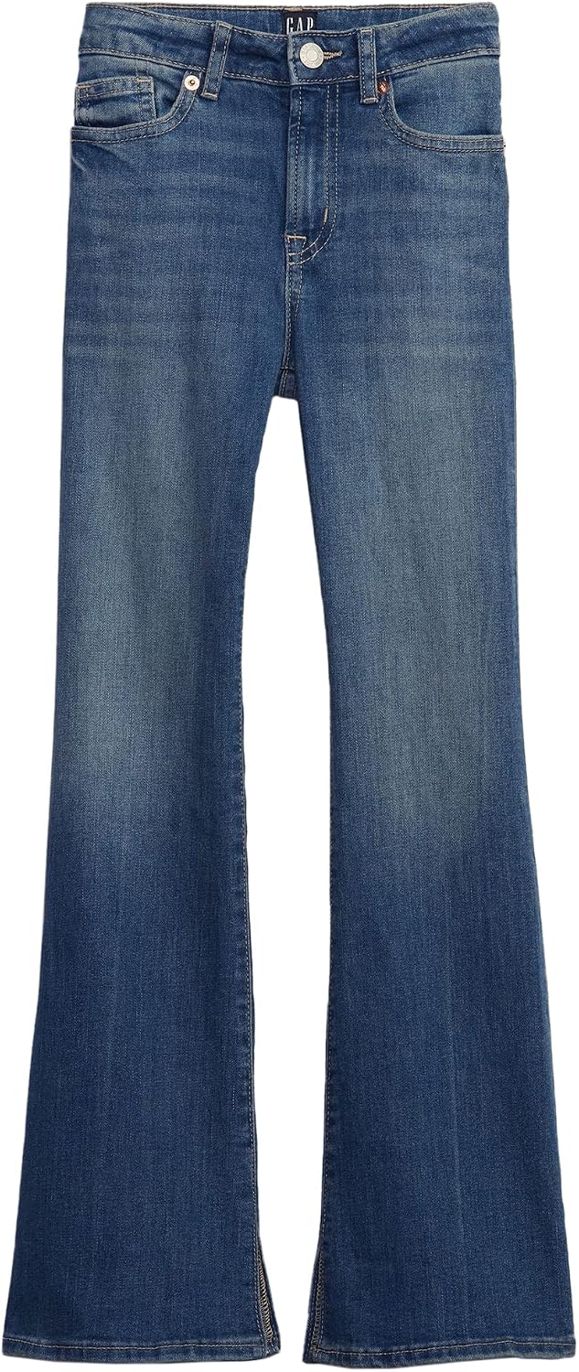 Gap Girls' High Rise Flare Jeans