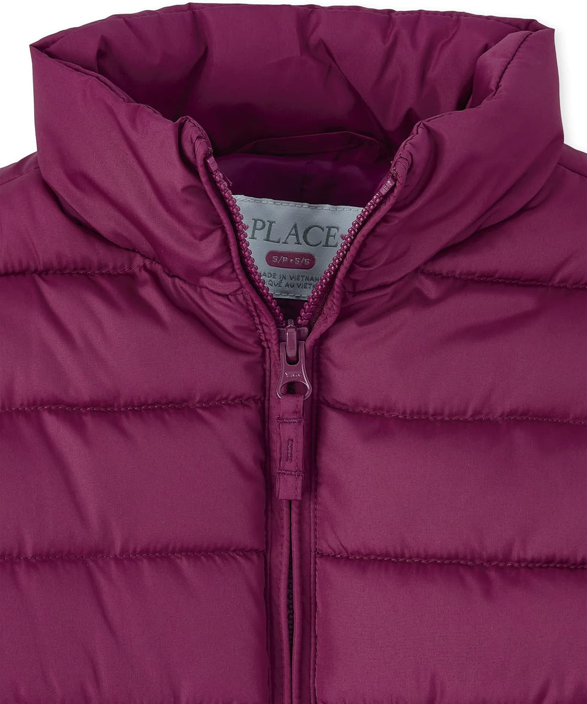 The Children's Place Girls' Medium Weight Wind-Resistant, Water-Resistant Puffer Jacket