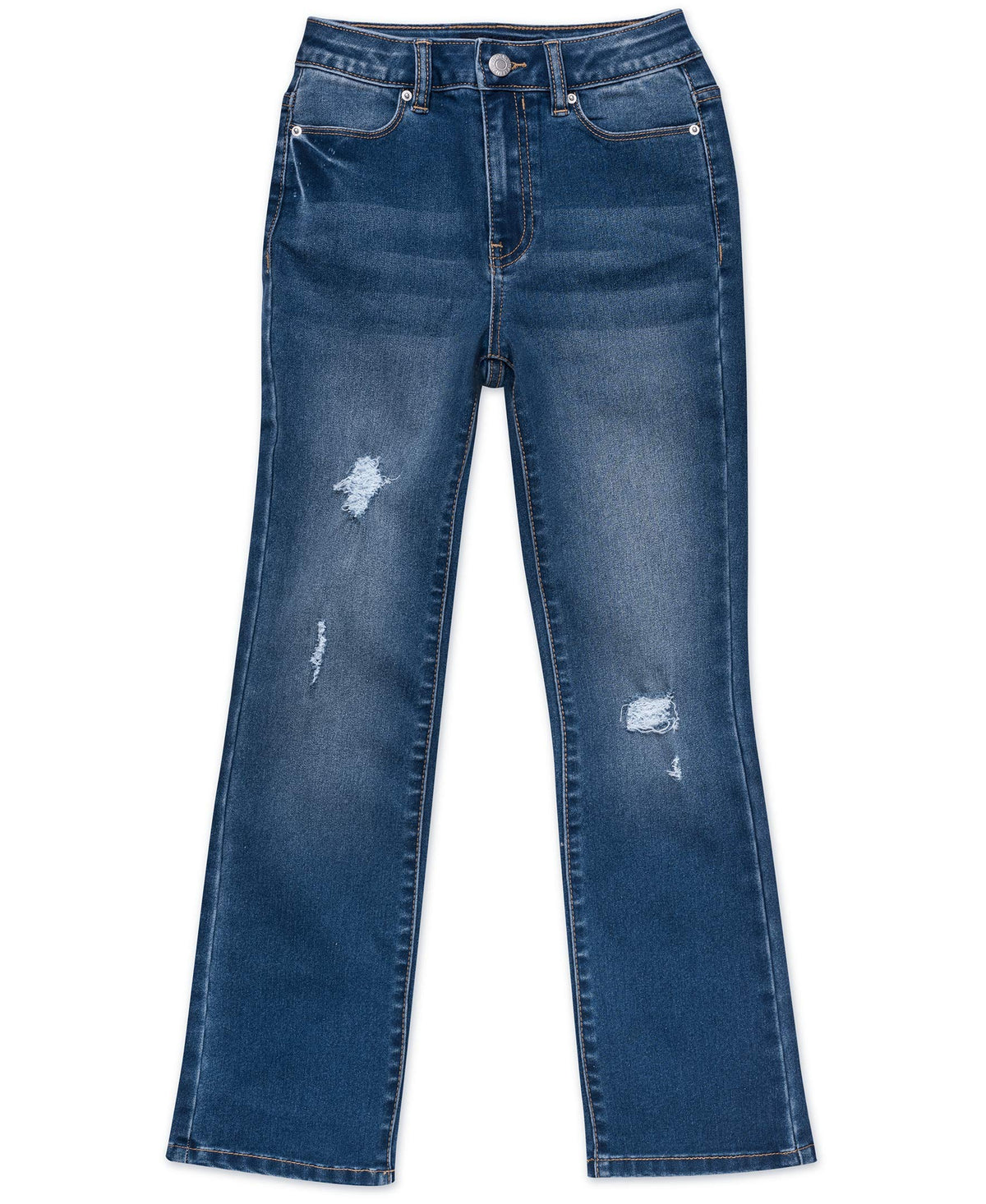 Calvin Klein Girls' Skinny Fit Stretch Denim 5-Pocket Jeans