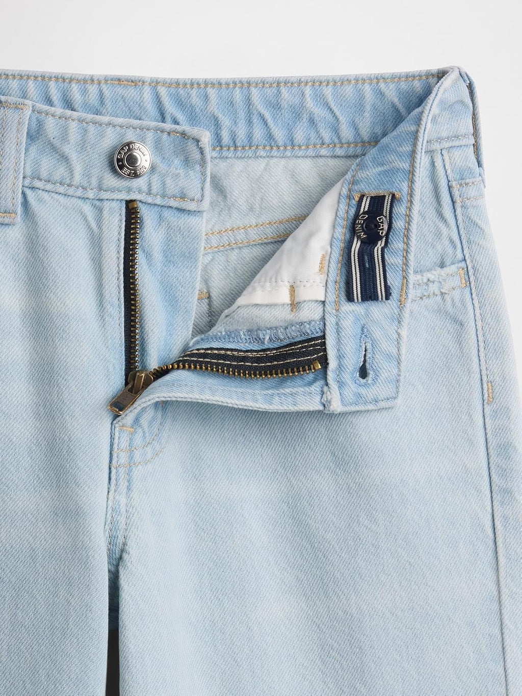 GAP Girls' High Rise Wide Leg Jean